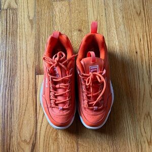 Fila Kids Sneakers in Bright Orange